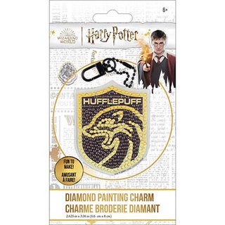 HP Hufflepuff Crest Diamond Painting Key Chain Kit