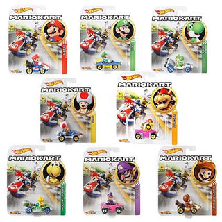 Hot Wheels Mario Kart Replica Diecast Asst D8