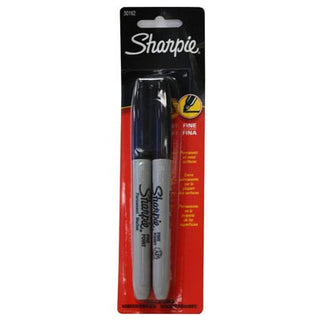 Sharpie Marker Fine Point Black 2pk