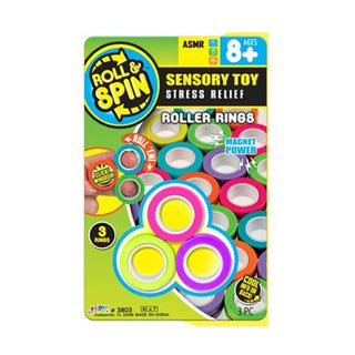 Sensory Toy Roll and Spin Roller Rings CDU24