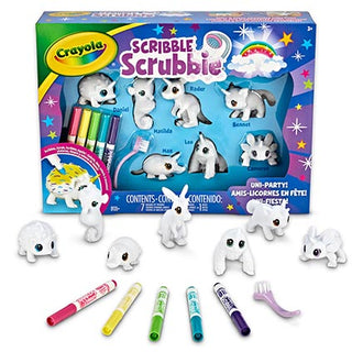 Crayola Scribble Scrubbie UniPets 7Pk