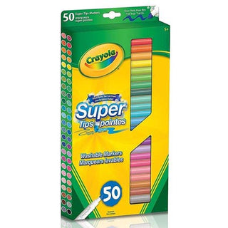 Crayola Washable Markers Super Tips 50pk