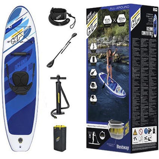 Bestway Hydro Force Paddle Board Aqua Wander Travel Convertible Set