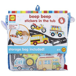 Alex Bath Beep Beep Stickers For The Tub