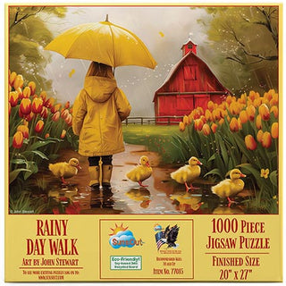 Sunsout Puzzle 1000pc Rainy Day Walk