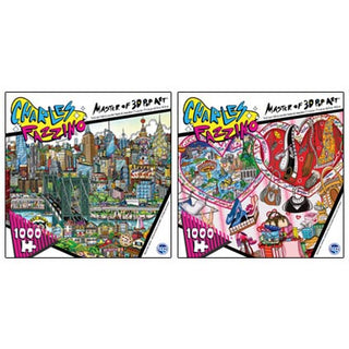 Puzzle Charles Fazzino 1000pc Asst