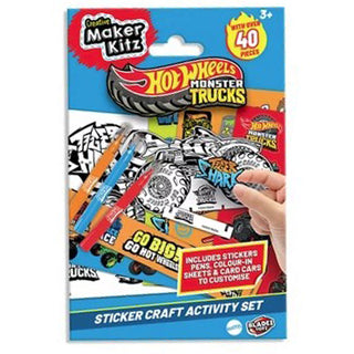 Hot Wheels Monster Trucks Sticker Activity Set