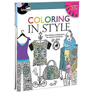 Spice Box Sketch Plus Coloring In Style