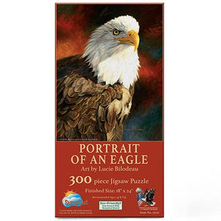 Sunsout Puzzle 300pc Portrait of an Eagle