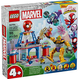 Lego Spidey Team Spidey Web Spinner Headquarters 193pc