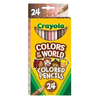 Crayola Coloured Pencils Colours Of The World 24pk