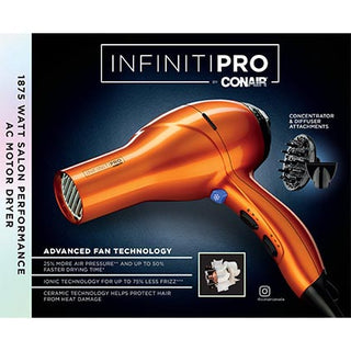 Conair Infiniti Pro Ceramic Hair Dryer Orange 1875W