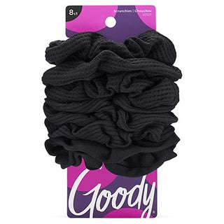 Goody Black Ouchless Scrunchie Clipstrip 12 Units D1