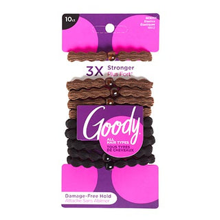 Goody Forever Elastics Black Brown 6mm 10pcs D3