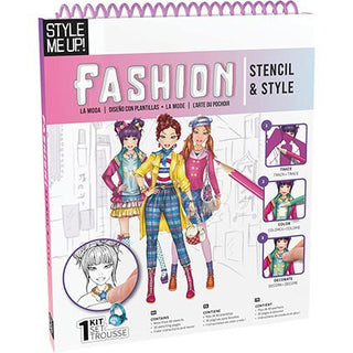 Spicebox Style Me Up Art Fashion Stencil and Style