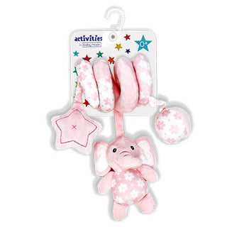 Pink Bunny Spiral Activity Toy