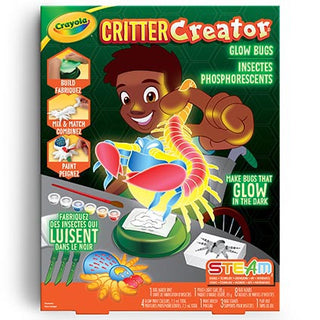 Crayola Critter Creator Kit Glow Bugs