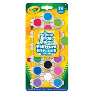 Crayola Washable Kids Paint Washable 18pk