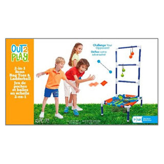 Out 2 Play 2 In 1 Combo Ladder Ball and Bean Bag