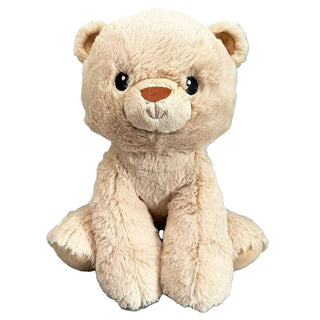 Plush Sitting Animals 12In Beige Bear