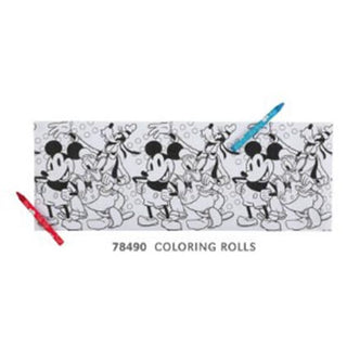 Mickey Mouse Paper Colouring Rolls with Crayons
