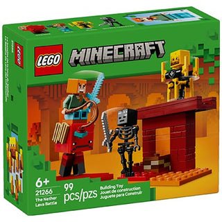 Lego Minecraft The Nether Lava Battle 99pcs