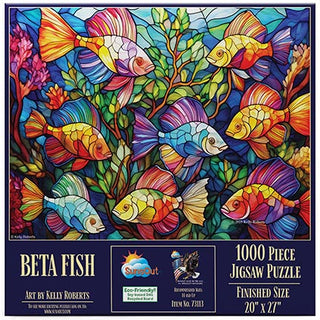Sunsout Puzzle 1000pc Beta Fish