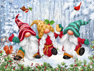 Sunsout Puzzle 300pc Three Winter Gnomes