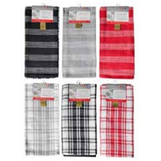 G Pro Plaid Tea Towels Asst