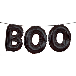 Boo Foil Letter Balloon Banner 14In