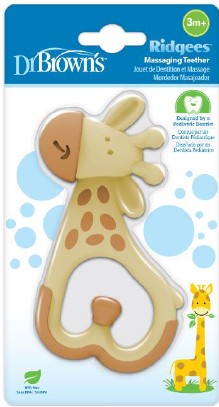 Dr Browns Ridgees Giraffe Massaging Teether