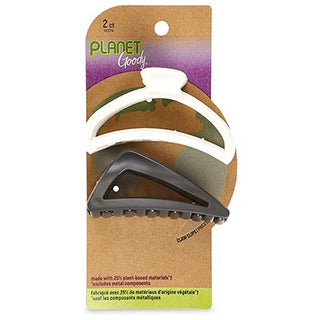 Goody Pg Claw Clip 3pcs Black and Cream D3