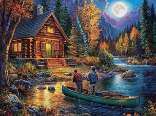 Sunsout Puzzle 1000pc Night Fishing