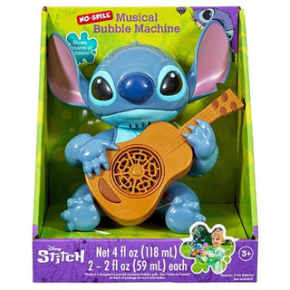 Stitch Ukelele No Spill Bubble Machine