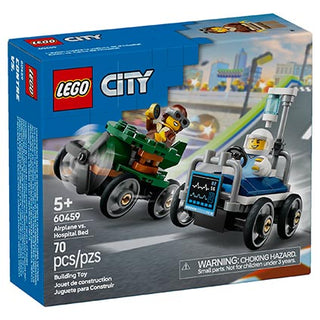 Lego City Great Vehicles Airplane Vs Hospital Bed Race Car Pack 70pcs