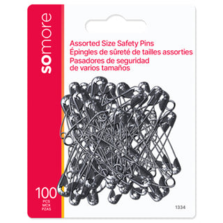 Symak Safety Pins 100 Asst