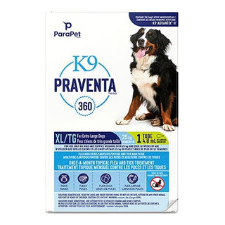 K9 Praventa 360 Flea and Tick Treatment xL Dogs 1 Tube