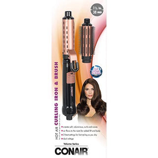 Conair Hot Air Curling Iron and Brush 1.5In