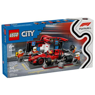 Lego City F1 Pit Stop and Pit Crew with Ferrari Car 322pcs
