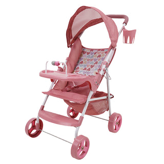 509 Sarah Stroller Heart Pink