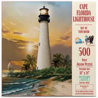 Sunsout Puzzle 500pc Cape Florida Lighthouse