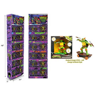 TMNT Mutant Mayhem Sewer Shredders Display 24Units D1