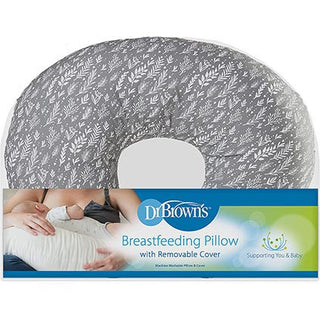 Dr Browns Breastfeeding Pillow With Cover Gray
