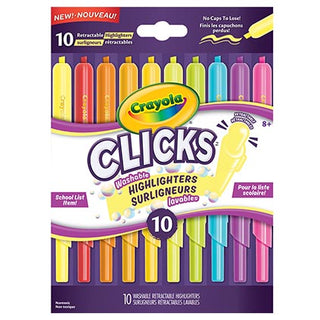 Crayola Clicks Retractable Highlighters 10PK