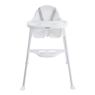 Cosco Canteen High Chair With Footrest White