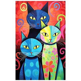 Sunsout Puzzle 550pc Cat Family