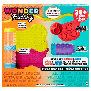Wonder Factory Never Dry Dough and Sand Mega Box Set