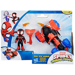 Marvel Spidey and Friends  3in Miles Techno Racer Vehicle