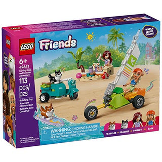 Lego Friends Surfing Dogs And Scooter Adventure 113pcs