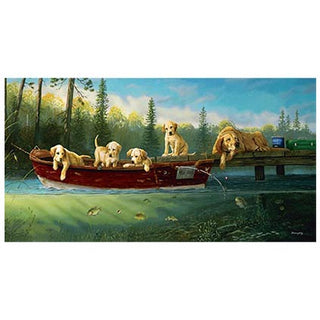 Sunsout Puzzle Fishing Lessons 500pc